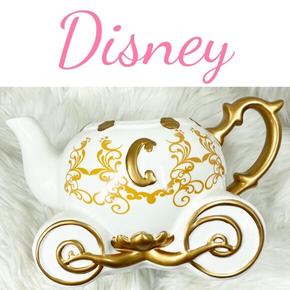 DISNEY PRINCESS  CINDERELLA CARRIAGE TEAPOT — Limited Edition with Original Box - Picture 2 of 9